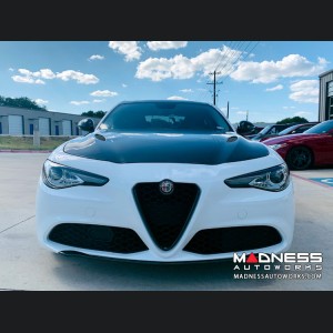 Alfa Romeo Giulia Hood - Carbon Fiber - QV Style